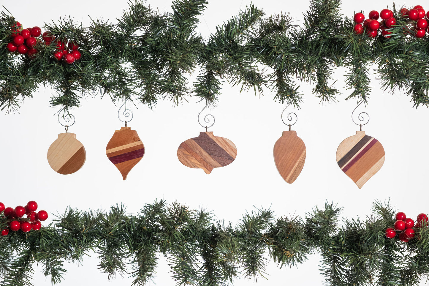 Wide Bulb Wooden Ornament