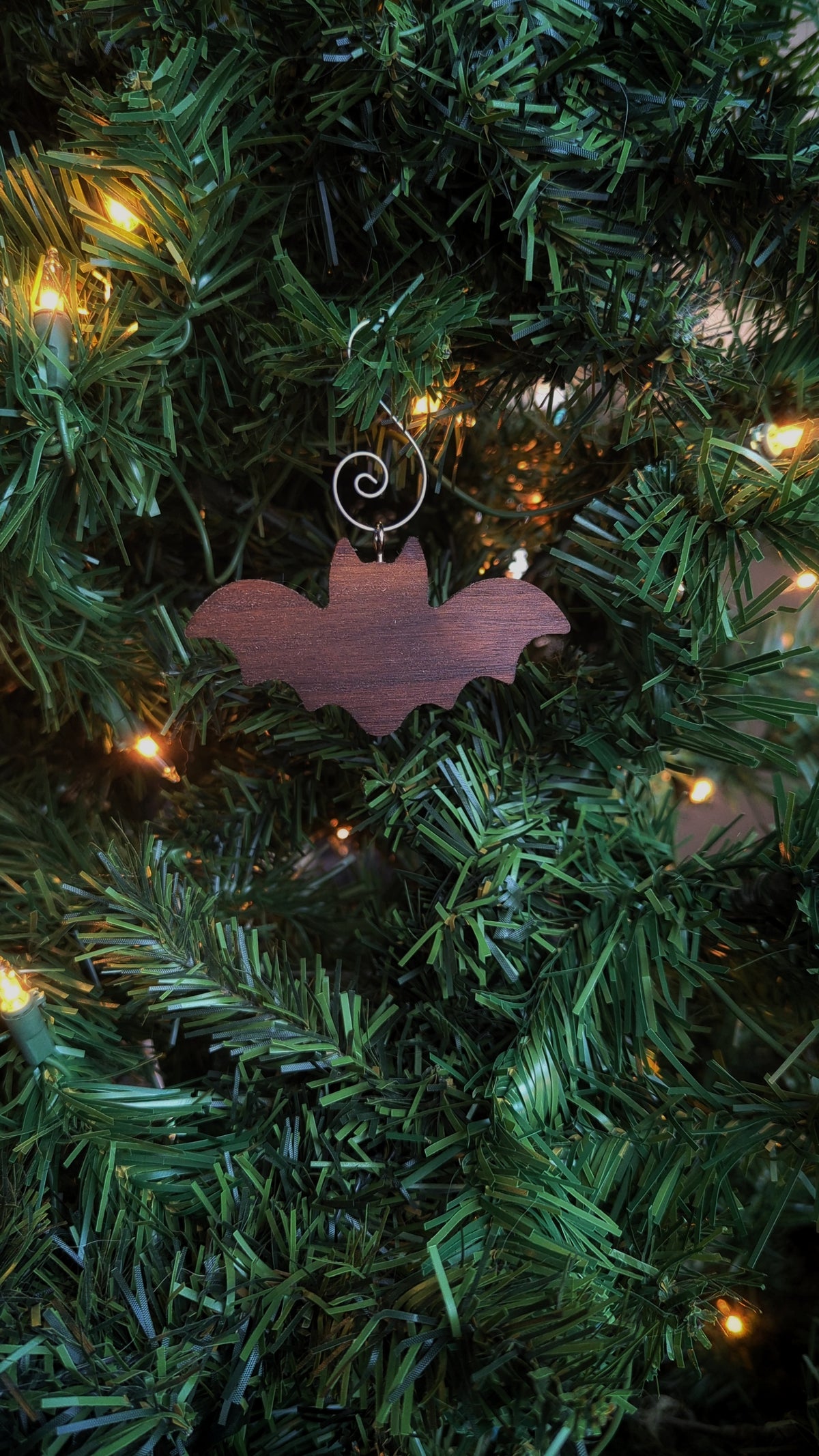 Bat Wooden Ornament