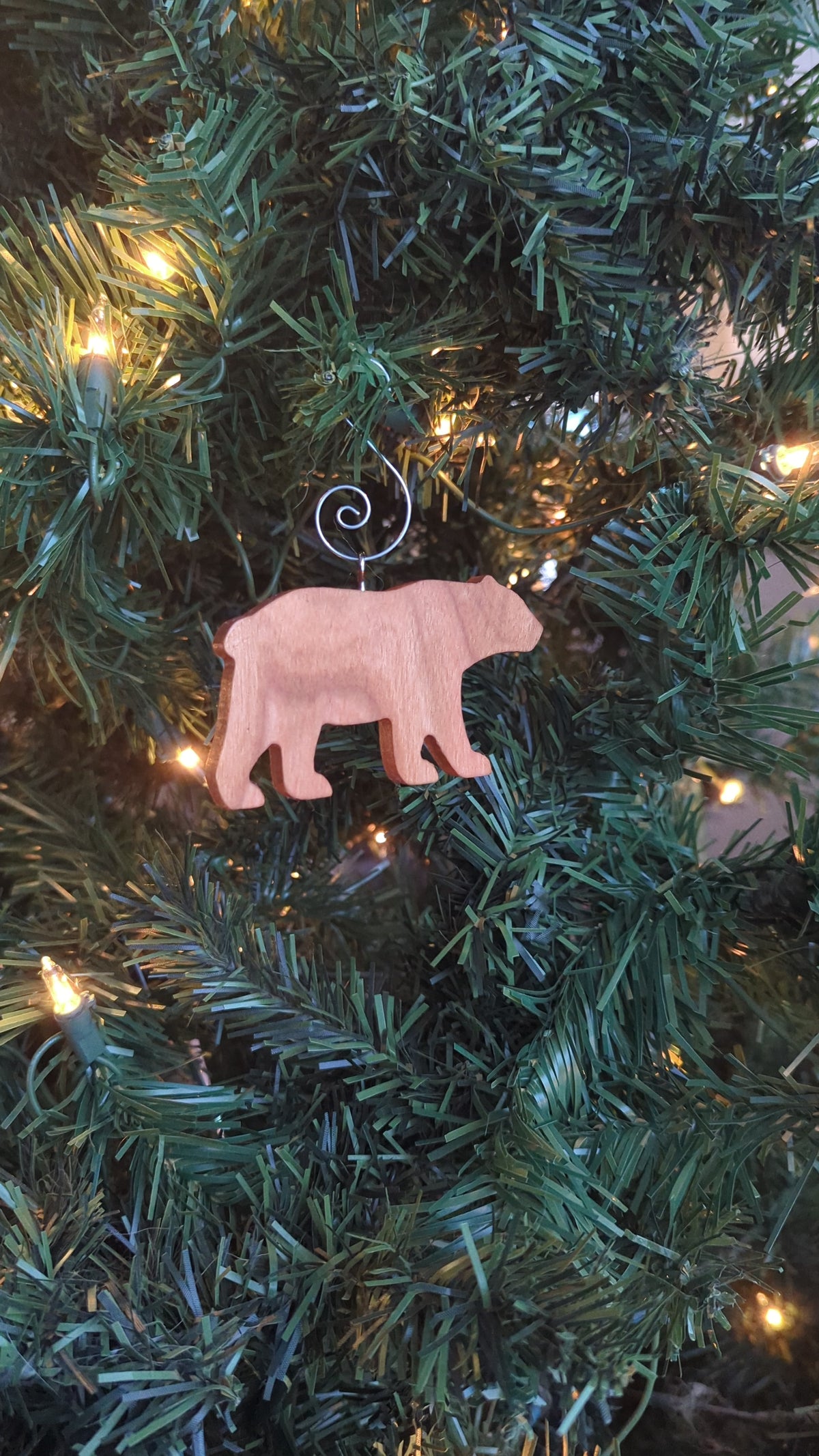 Bear Wooden Ornaments