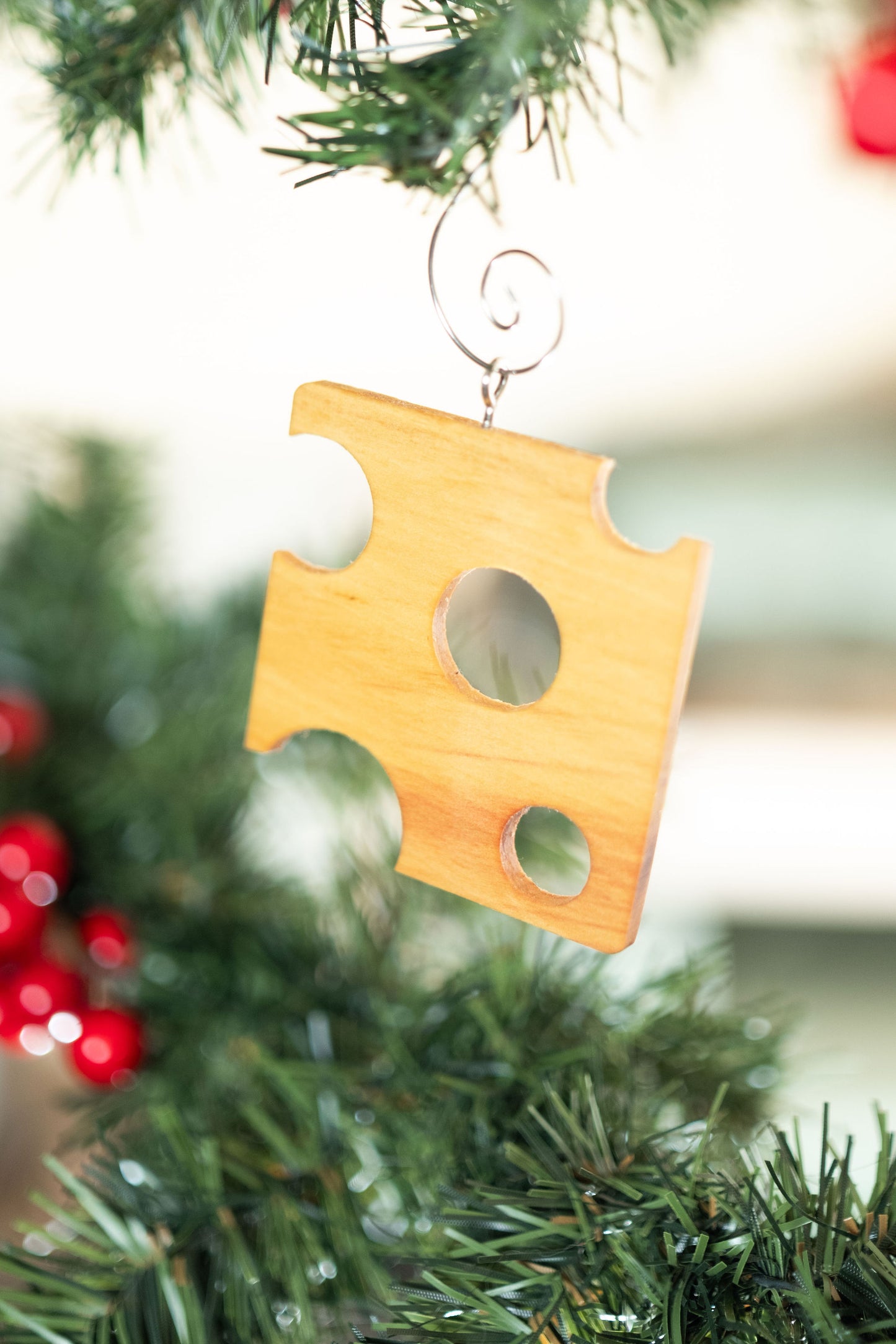 Swiss Cheese Ornament
