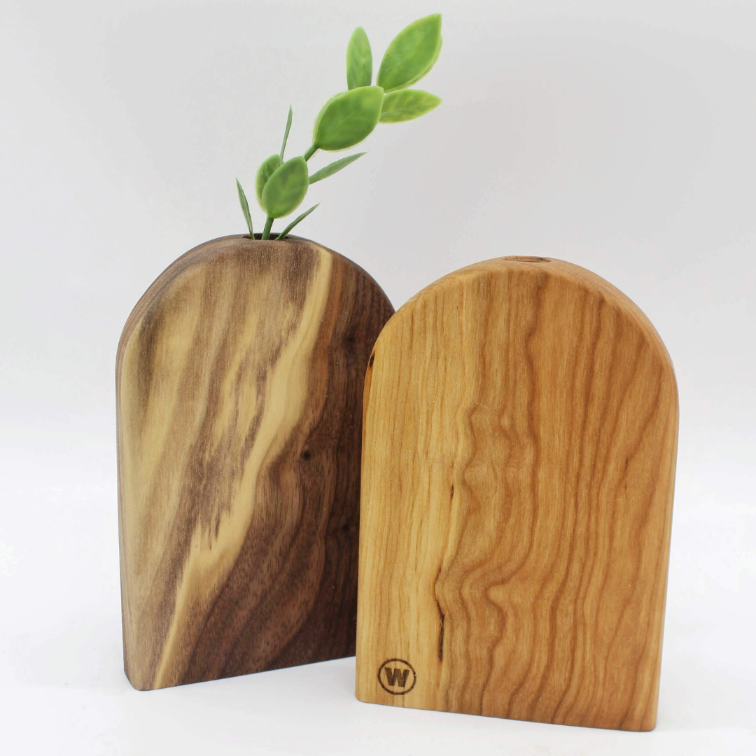 Wooden Bud Vase