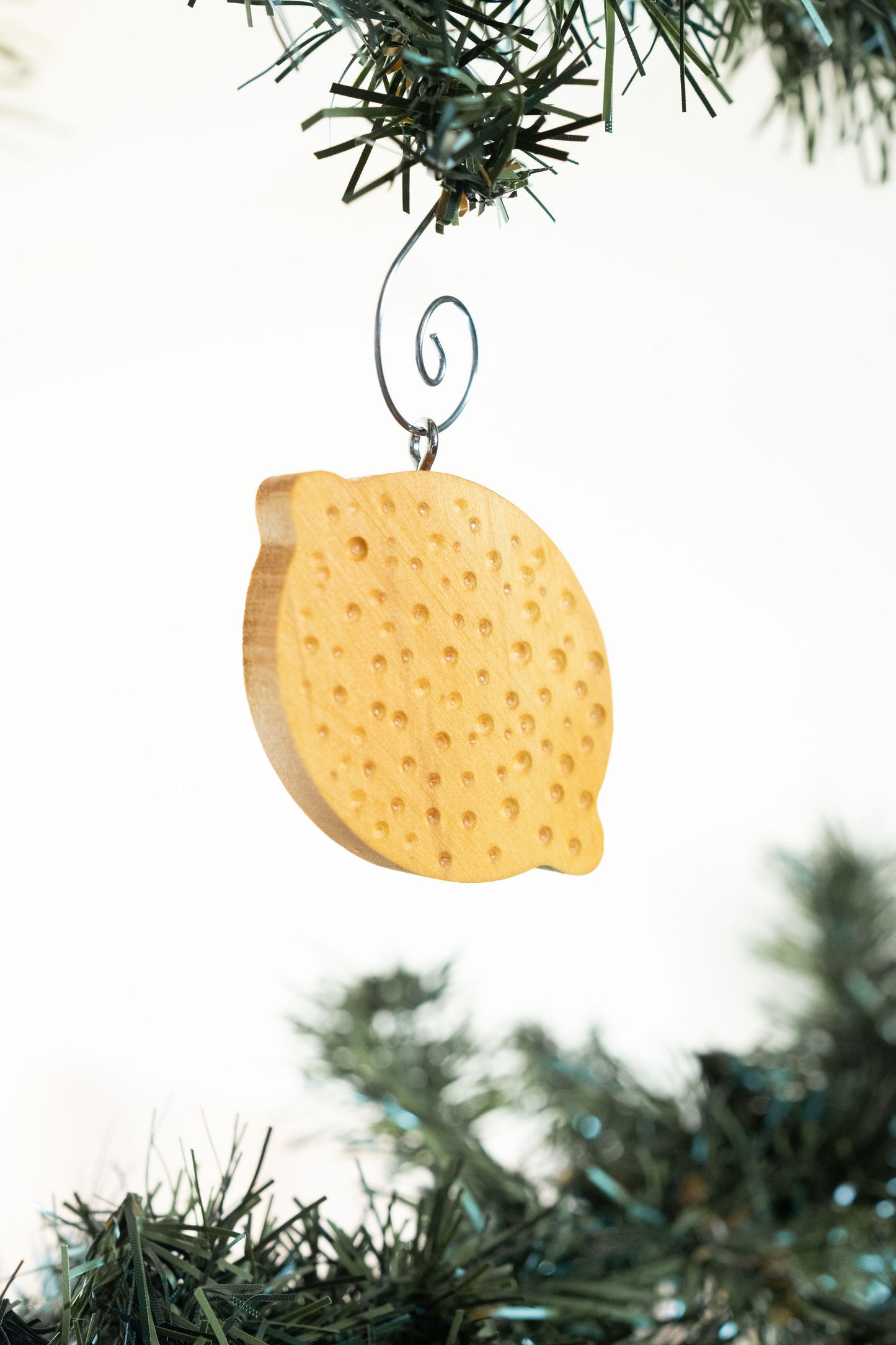 Lemon Wooden Ornament
