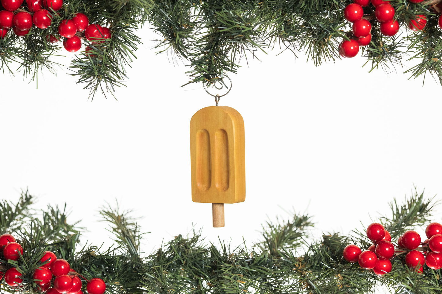 Popsicle Wooden Ornament