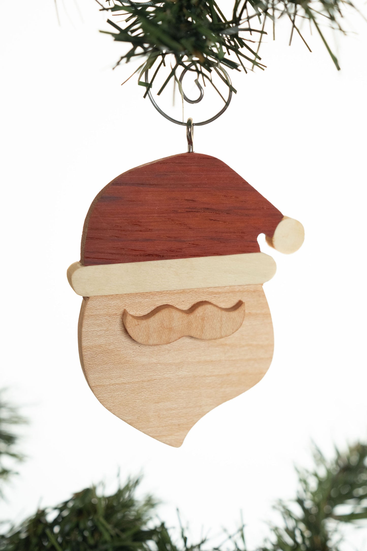Santa Claus Wooden Ornament