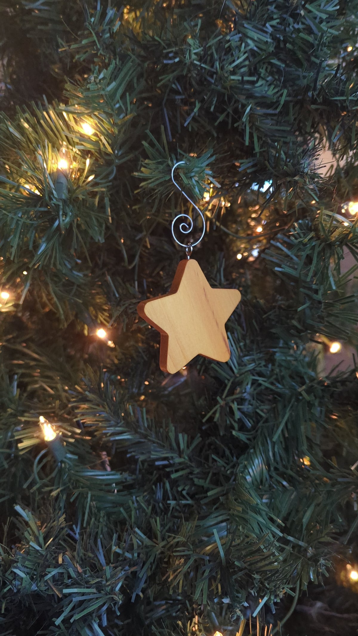 Star Wooden Ornament