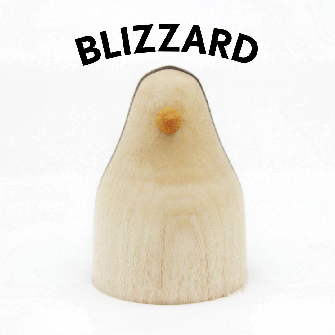 Baby Penguin Wooden Figurine