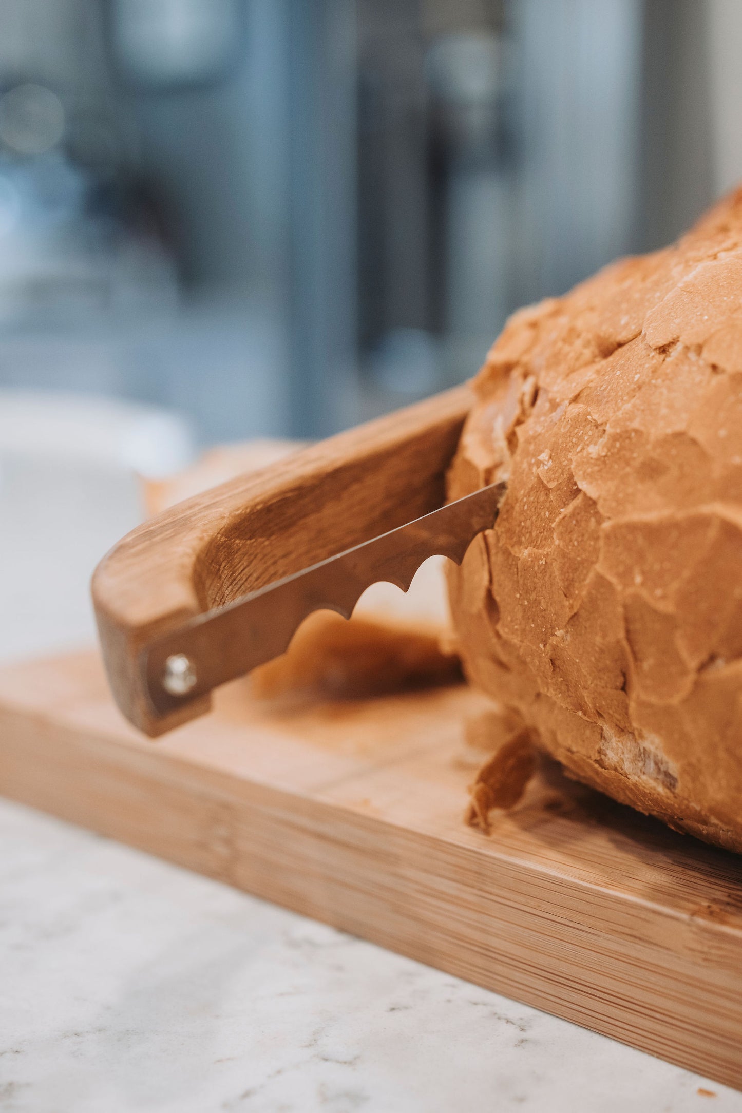Wooden Bread Knife