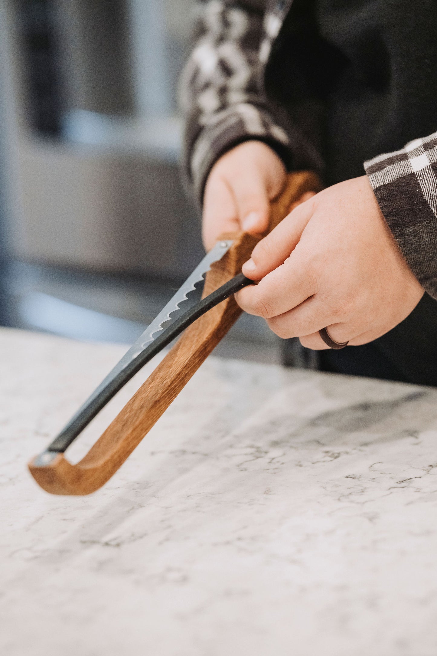 Wooden Bread Knife