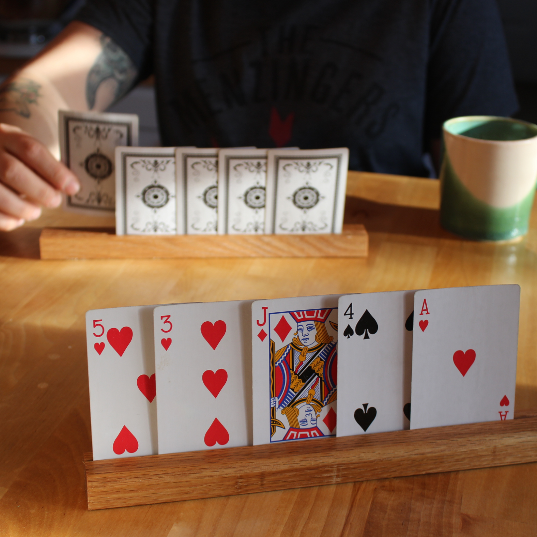 Wooden Card Trays