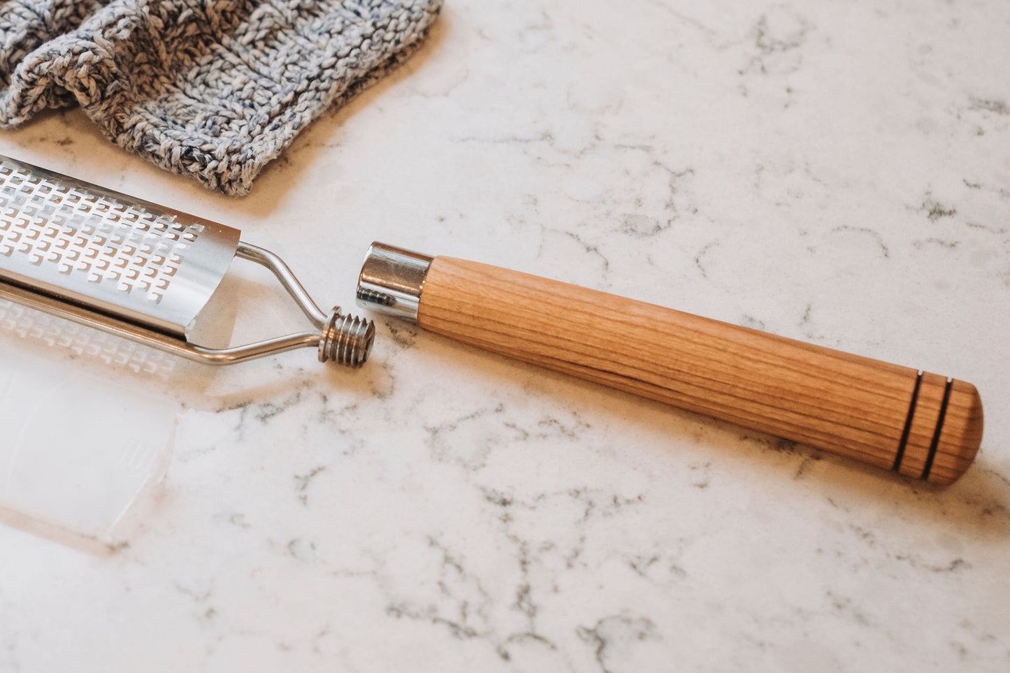 Long Grater with Wooden Handle