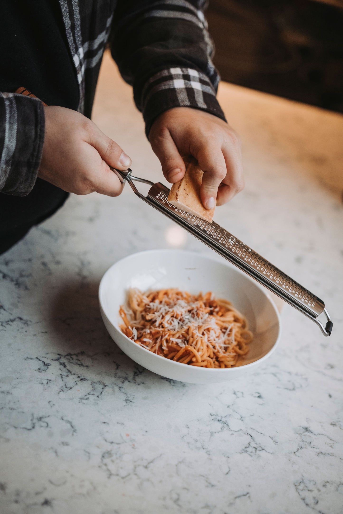 Long Grater with Wooden Handle
