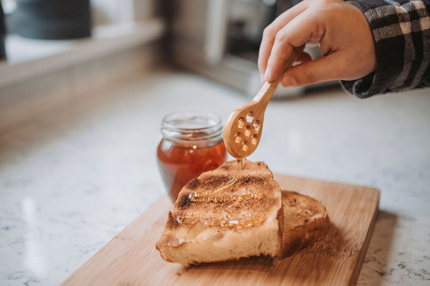 Wooden Honey Dipper