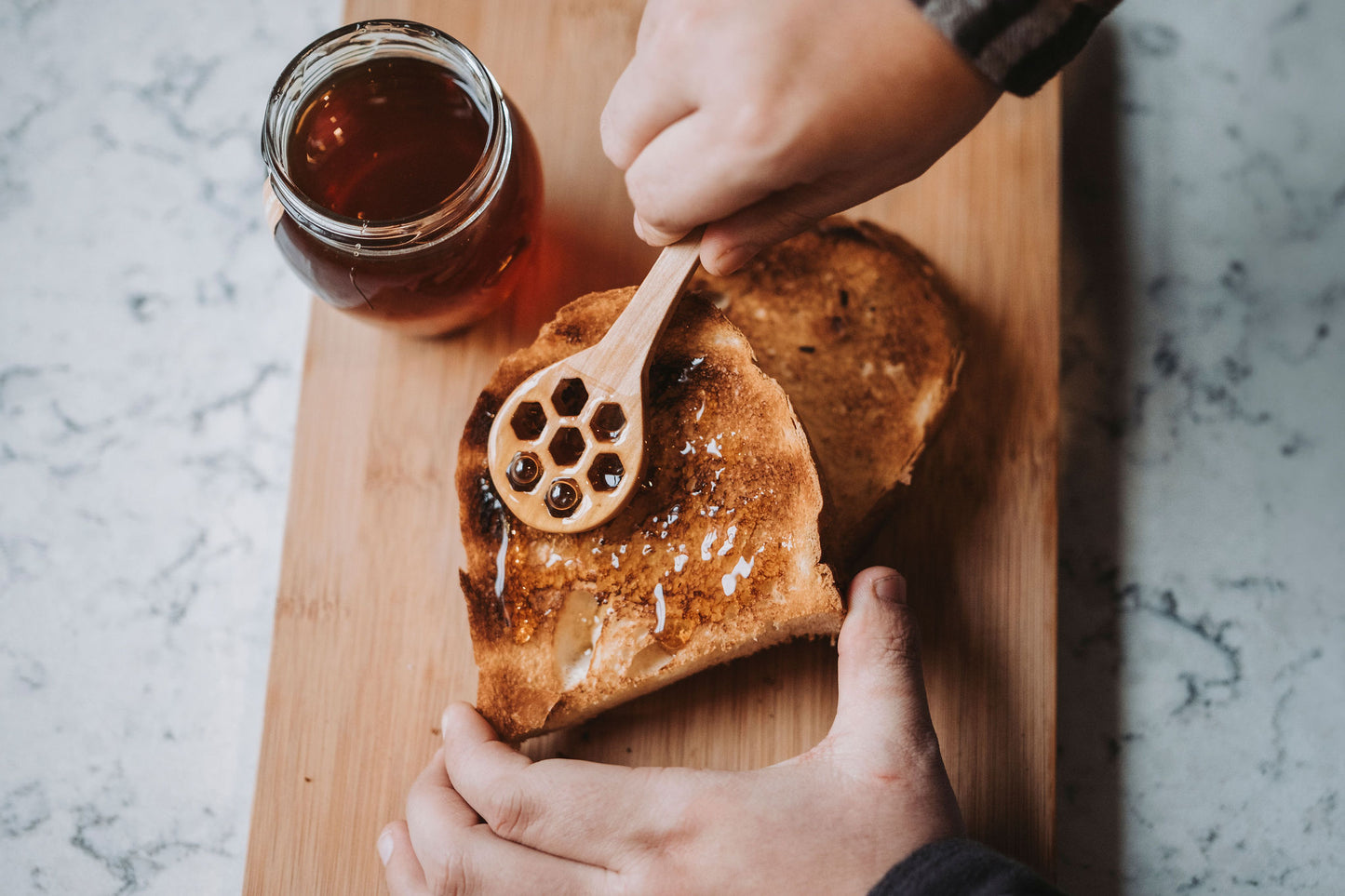 Wooden Honey Dipper