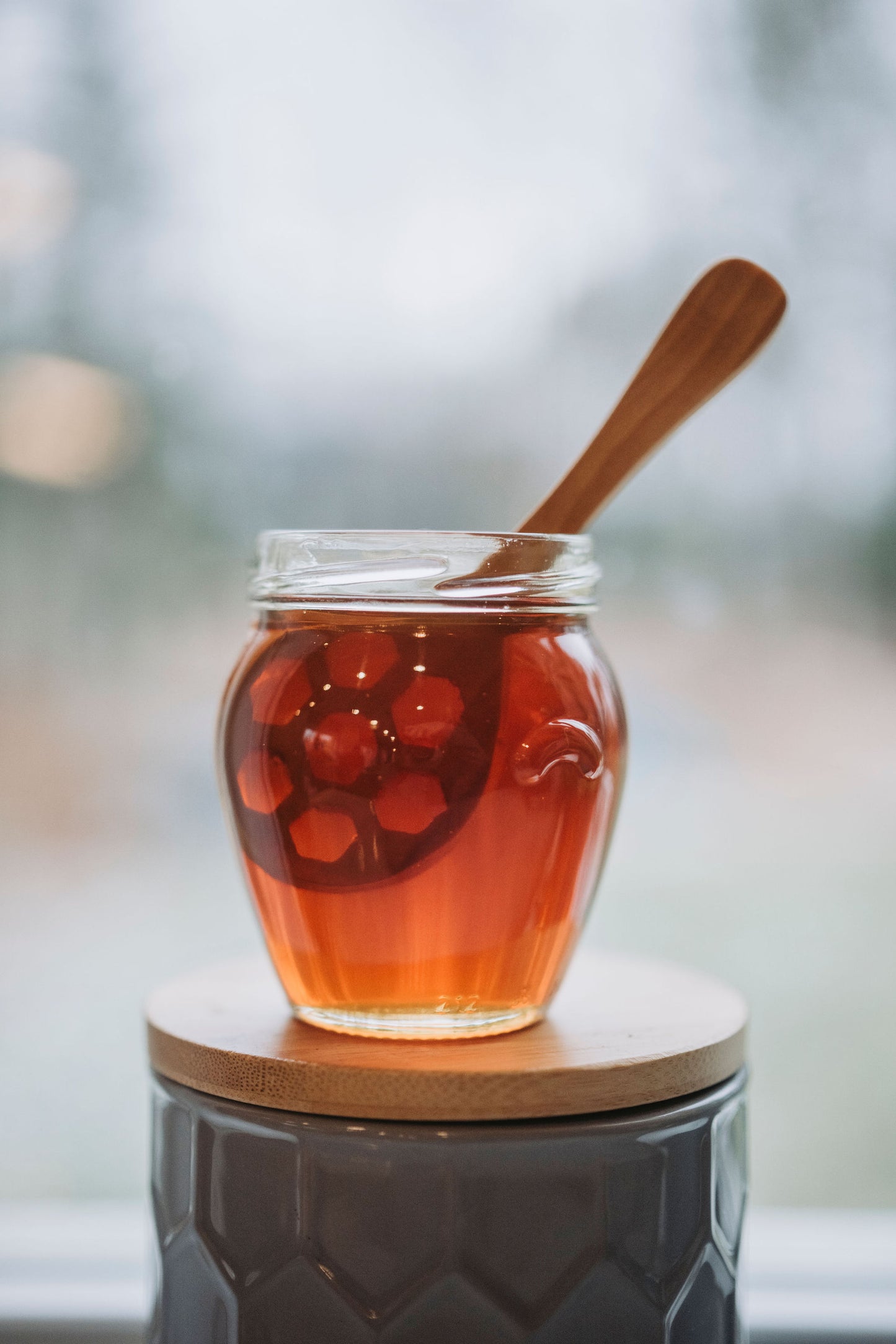 Wooden Honey Dipper