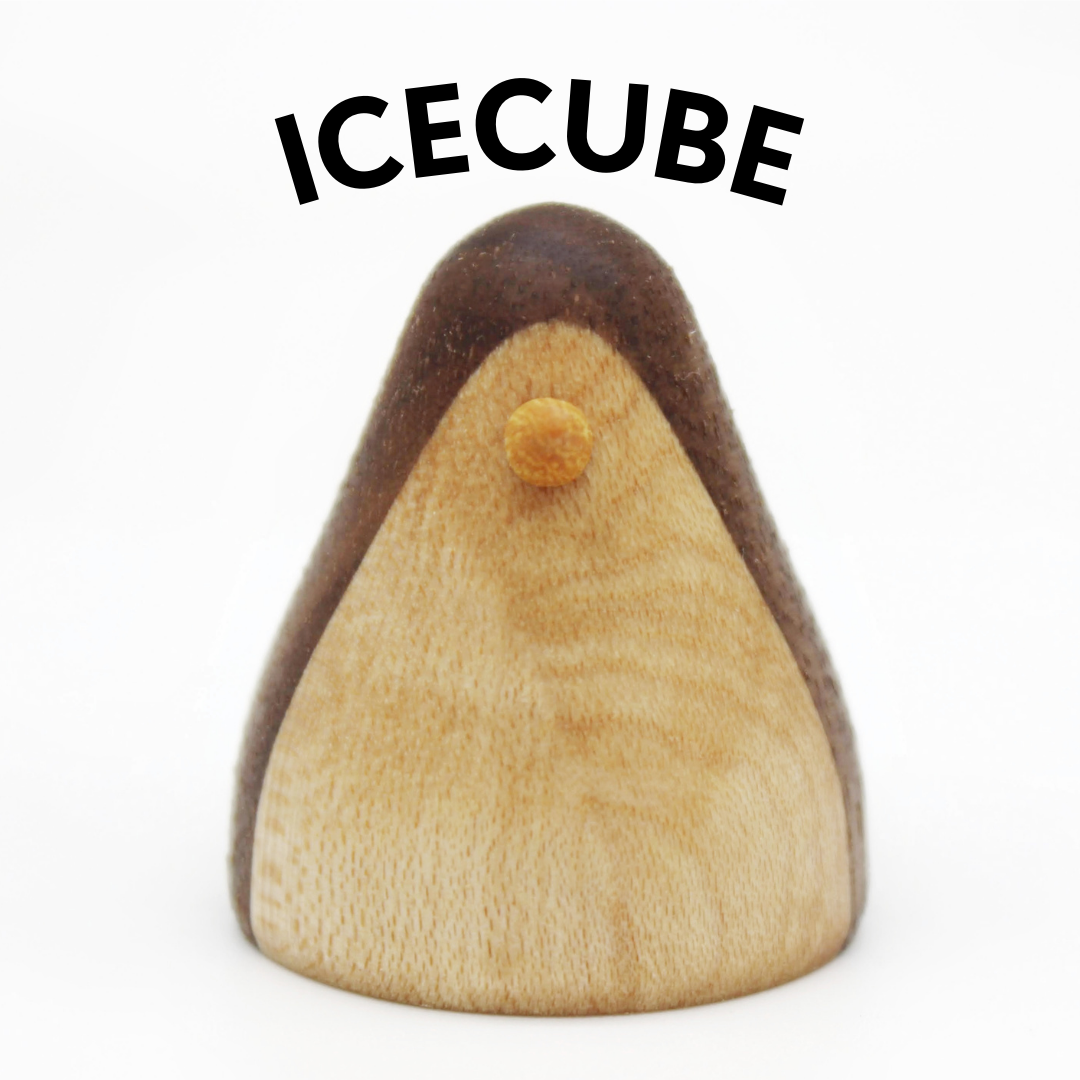 Baby Penguin Wooden Figurine