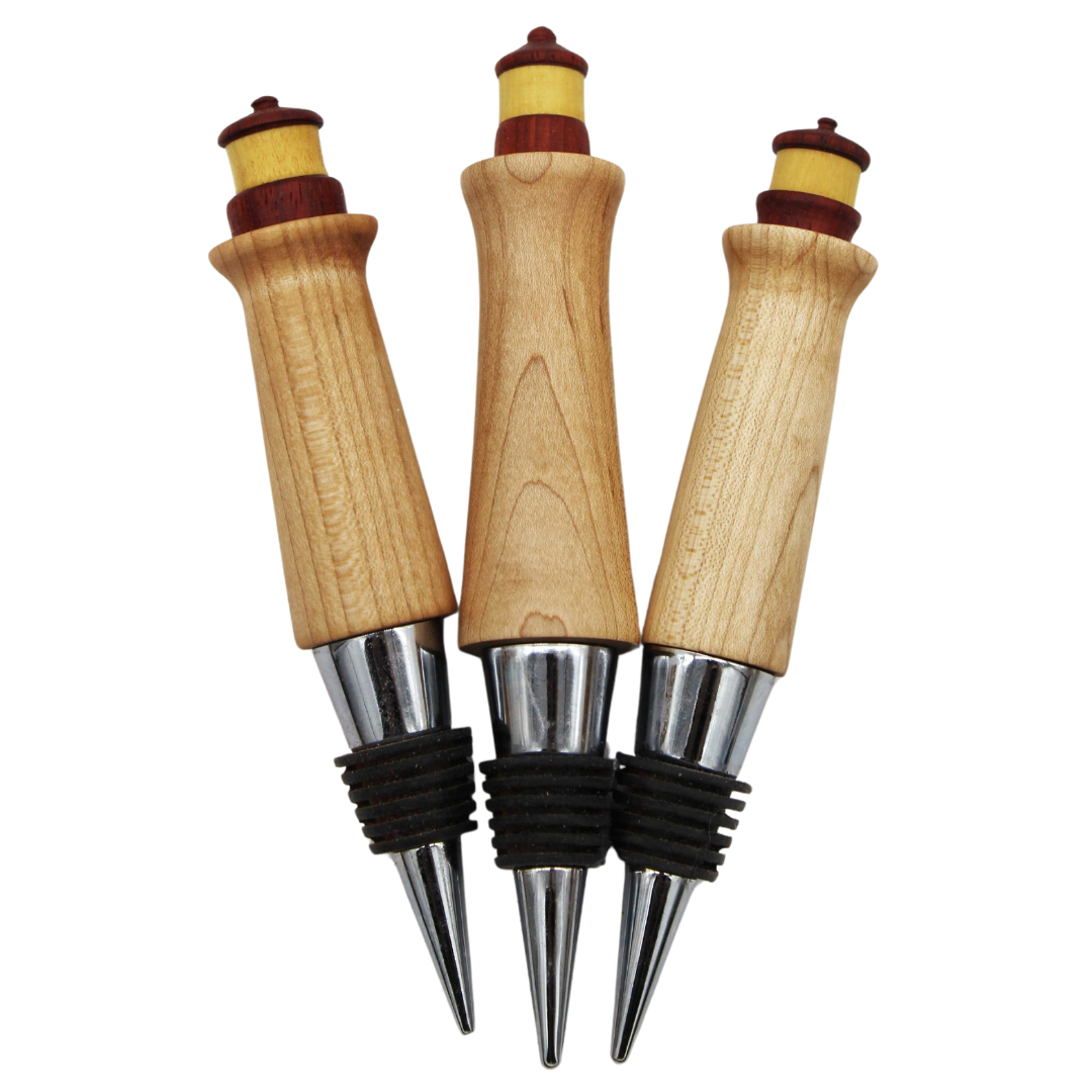 Wooden Lighthouse Bottle Stopper