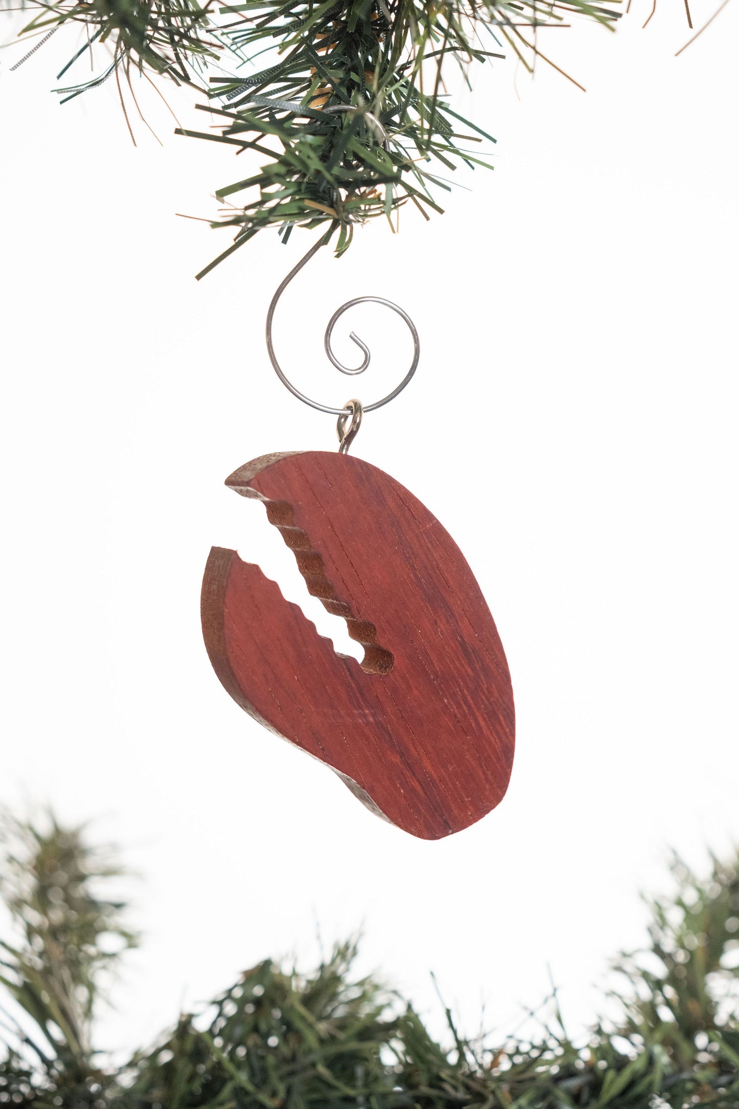 Lobster Claw Wooden Ornament