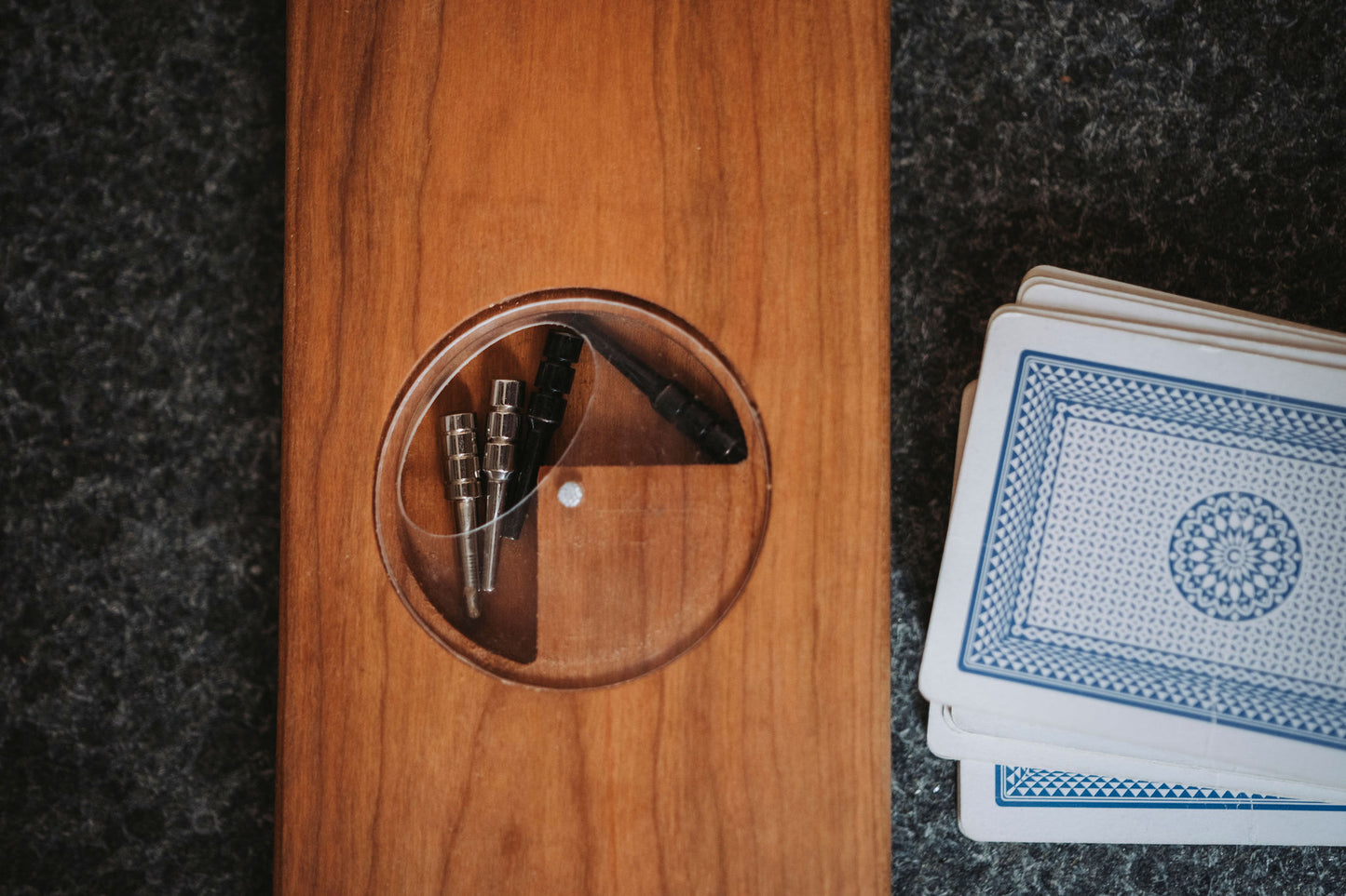 Deluxe Wooden Cribbage Board