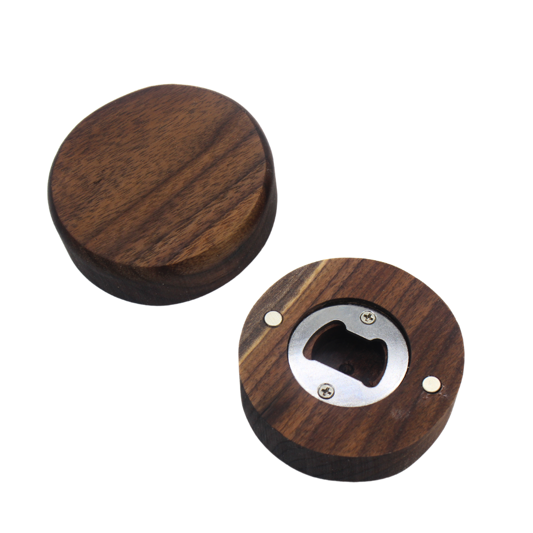 Magnetic Wooden Bottle Opener