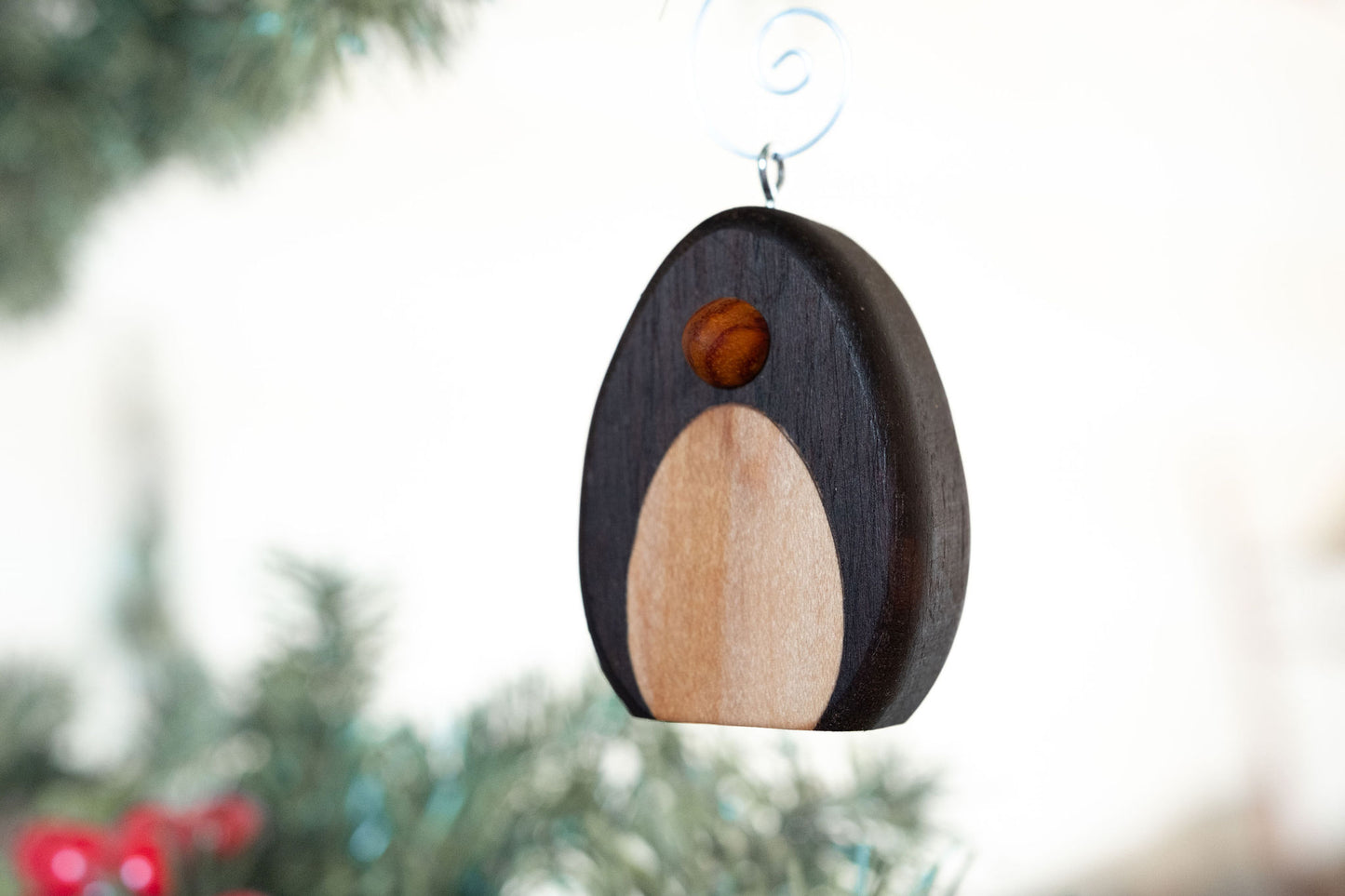 Penguin Wooden Ornament