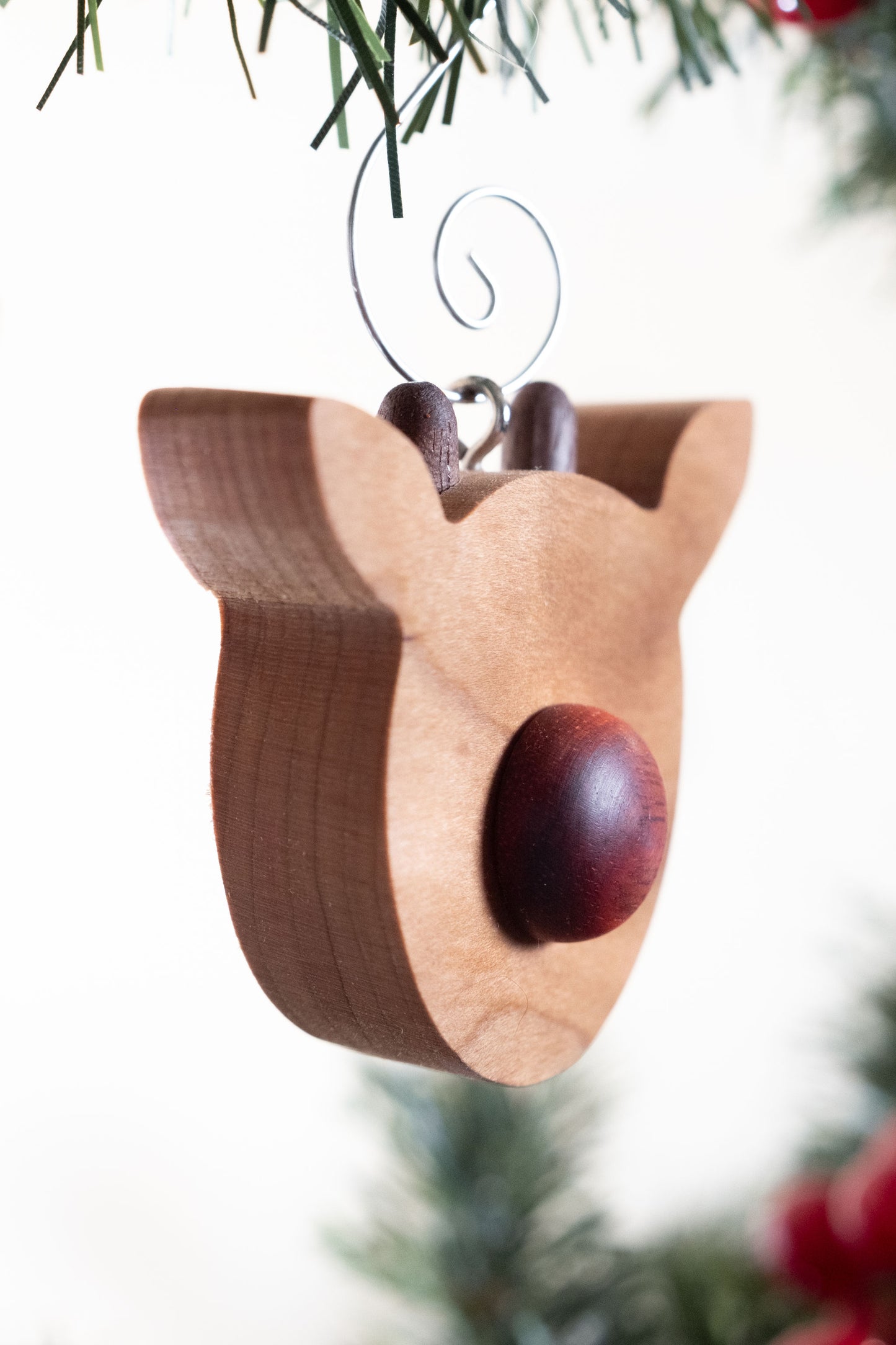 Rudolph the Reindeer Wooden Ornament