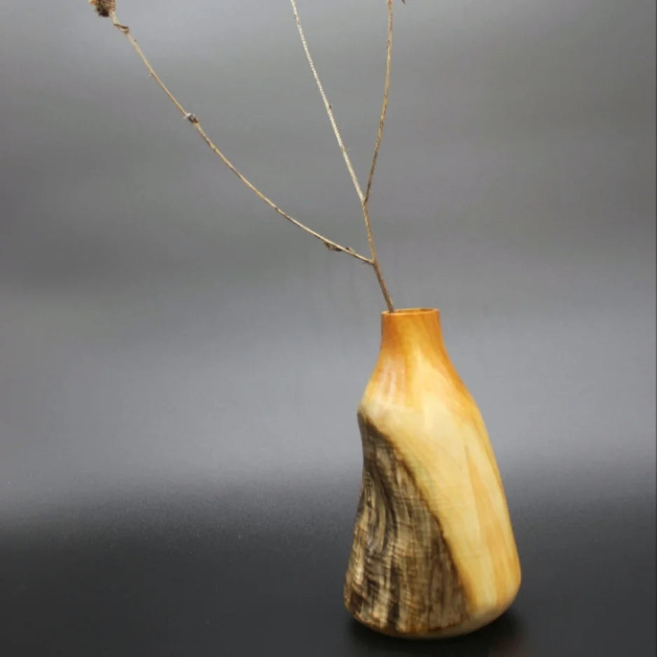 Pembroke Artisan Wooden Vase