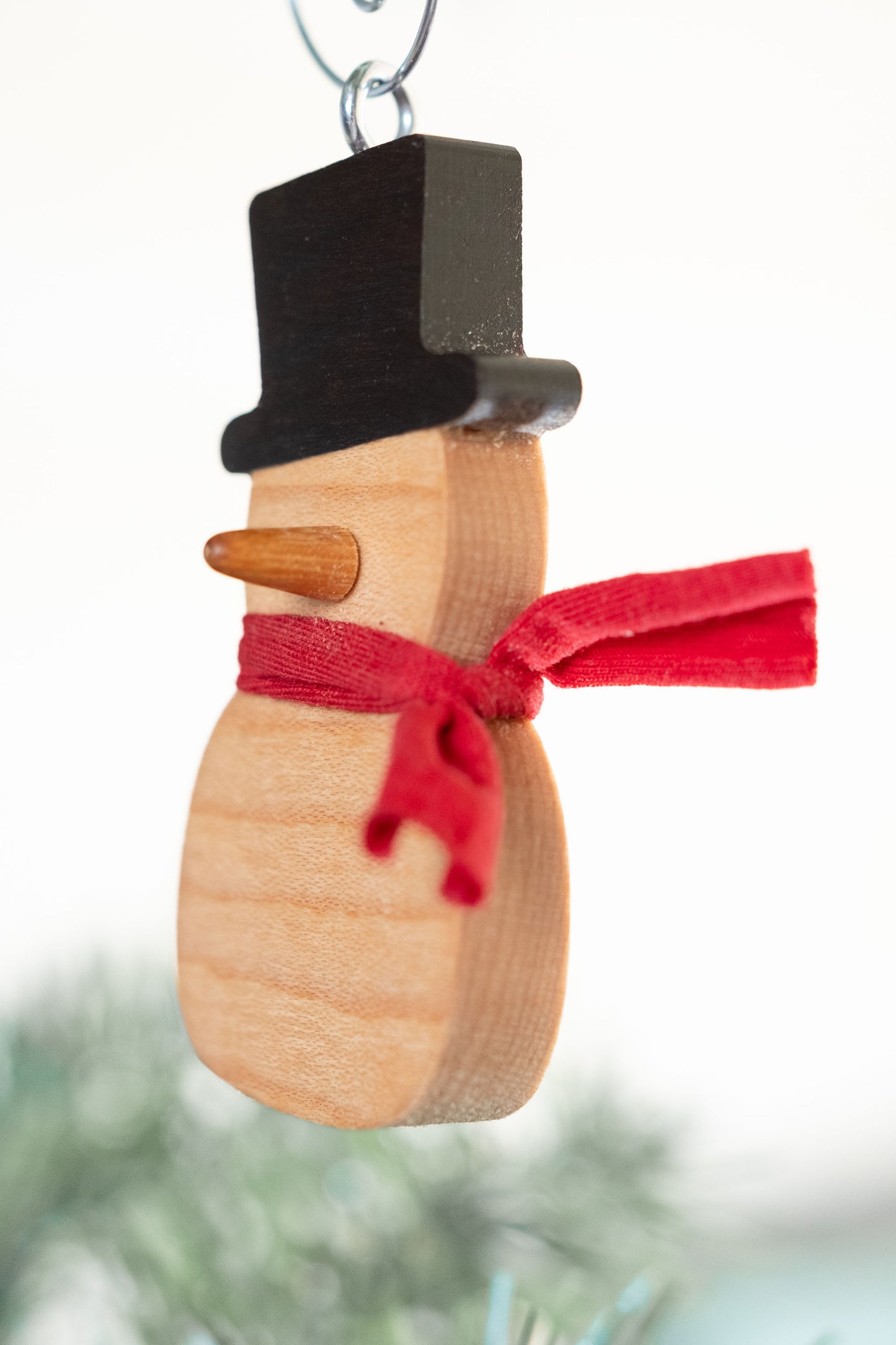 Snow Folk Wooden Ornament