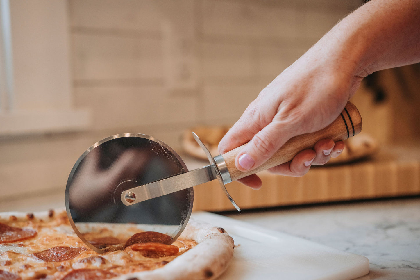 Wooden Pizza Cutter (Standard)