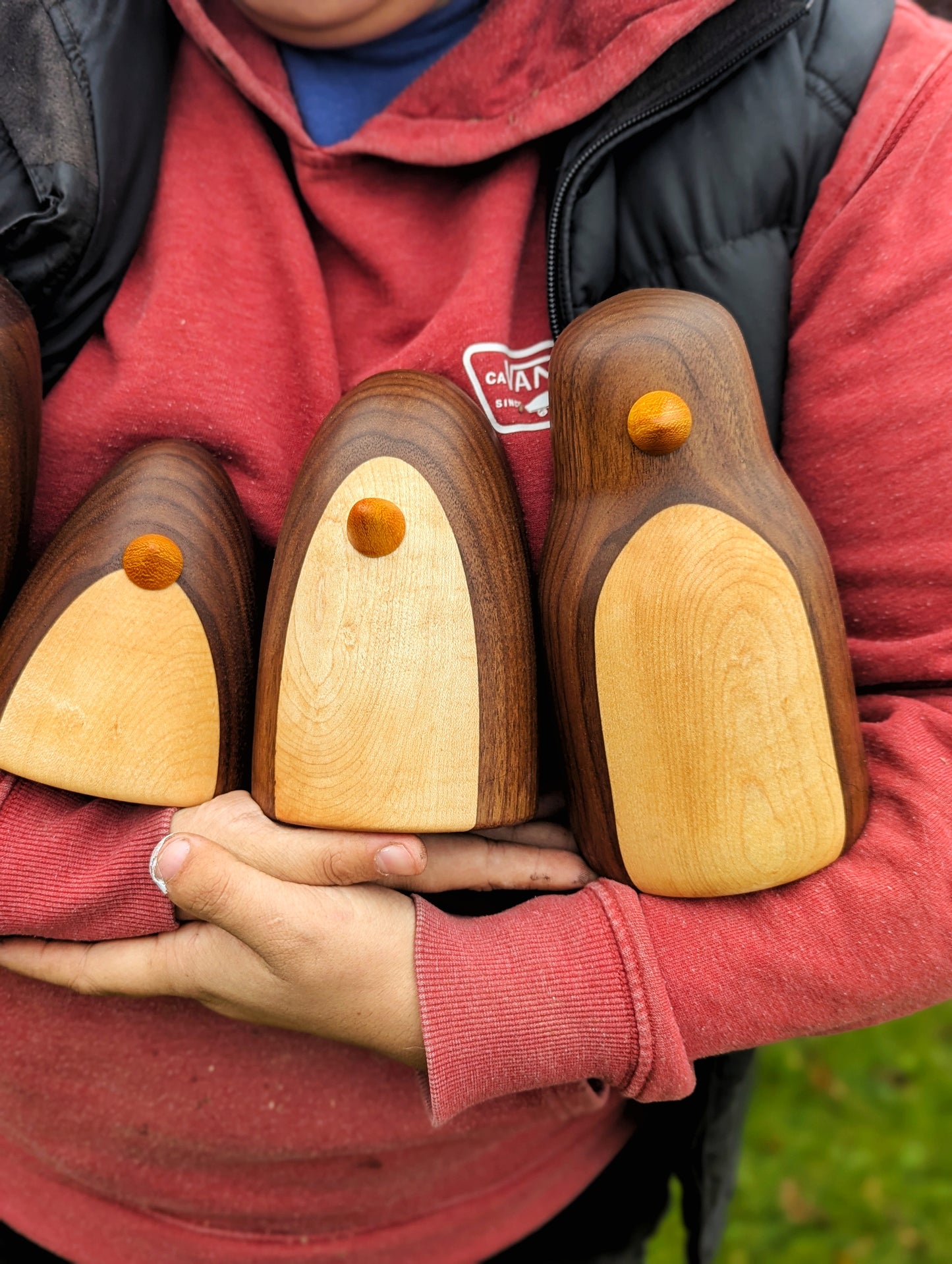 Jumbo Wooden Penguins