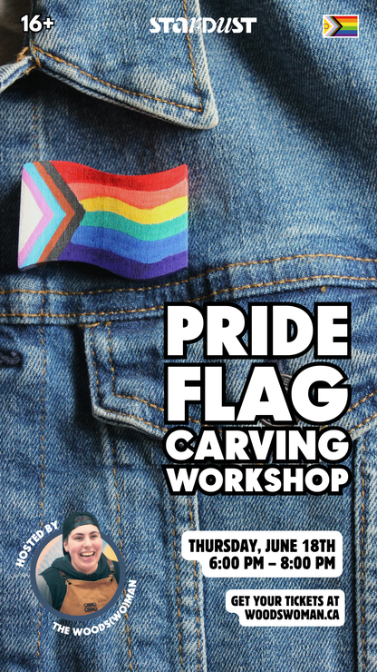 Pride Pin Carving Workshop (June 18th)