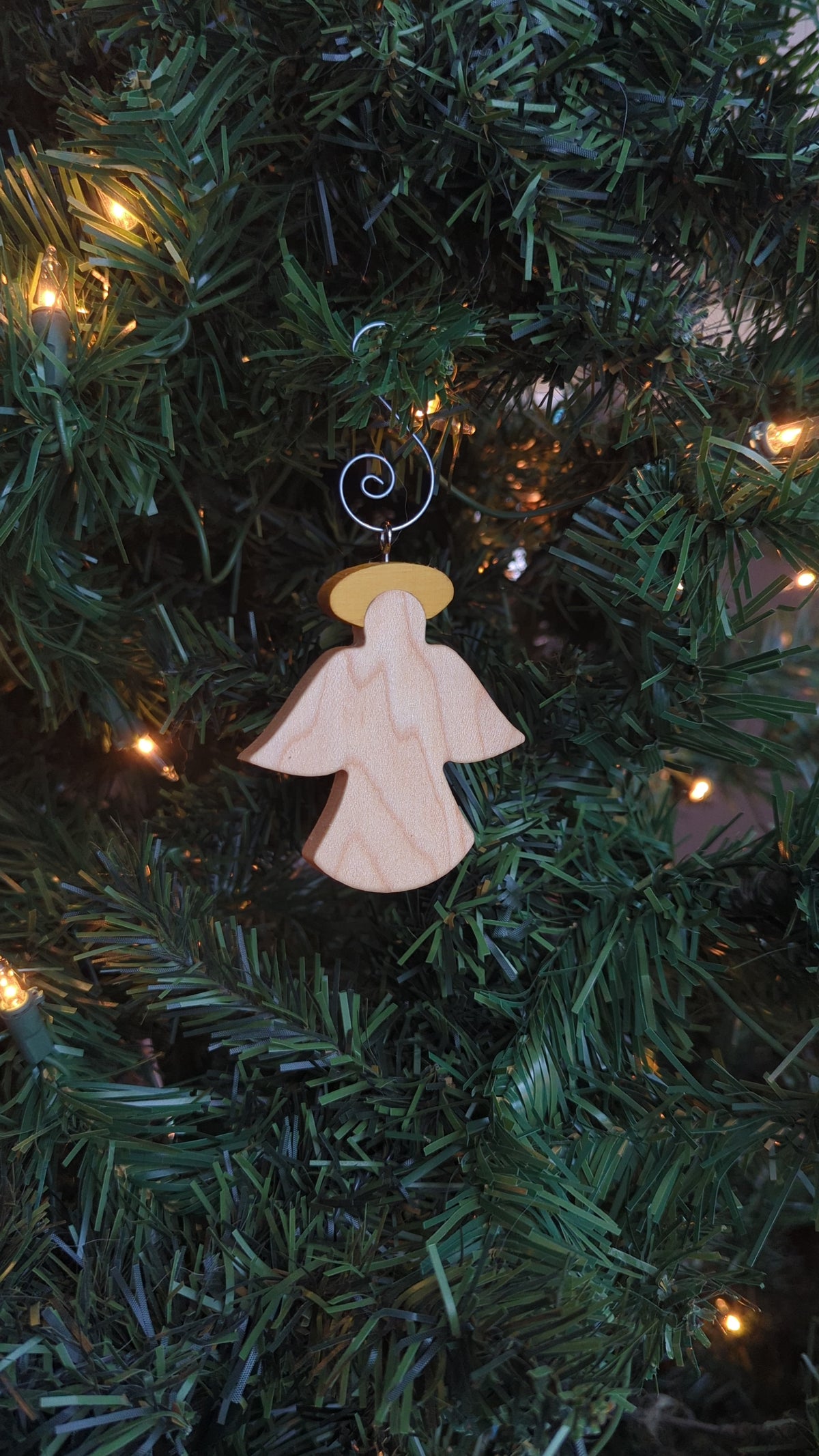 Angel Wooden Ornament