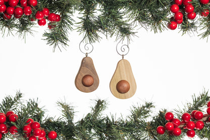 Avocado Wooden Ornament