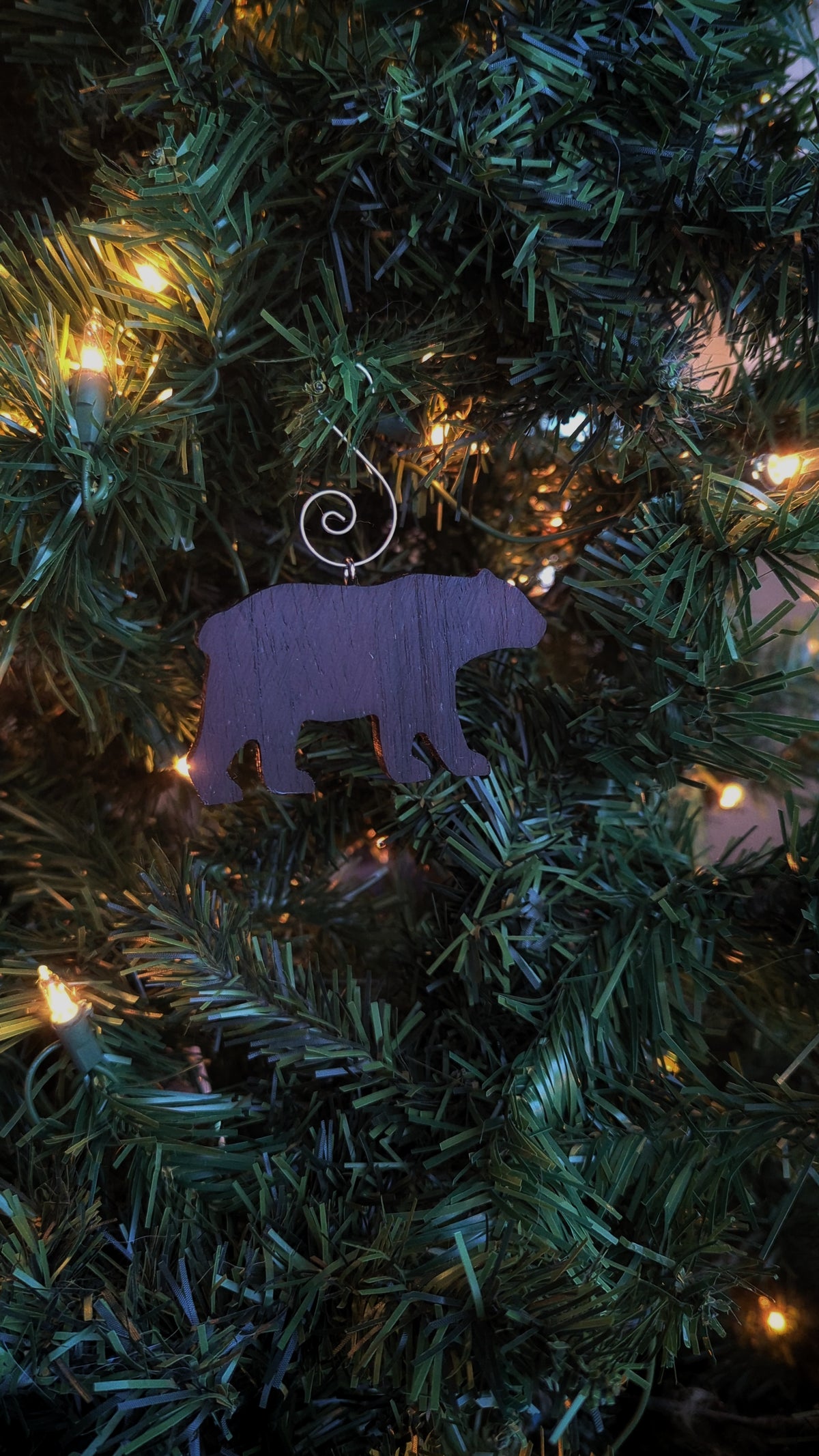 Bear Wooden Ornaments