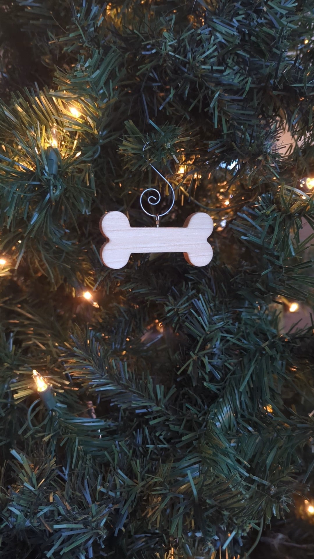 Bone Wooden Ornament