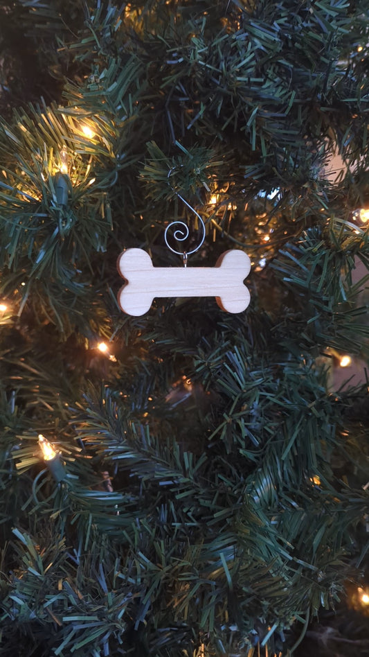 Bone Wooden Ornament