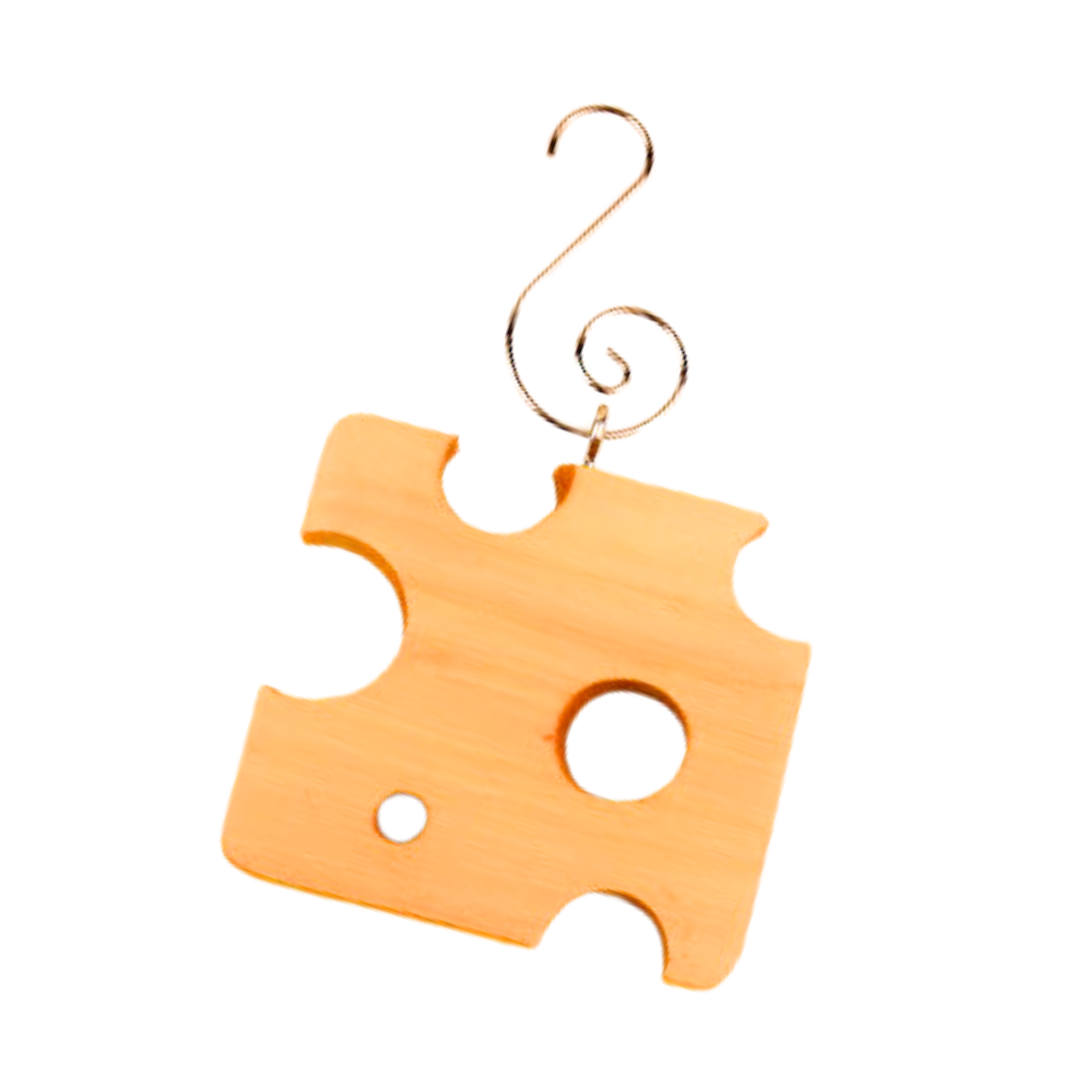 Swiss Cheese Ornament