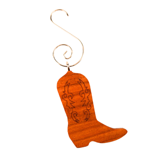 Western Boot Ornament