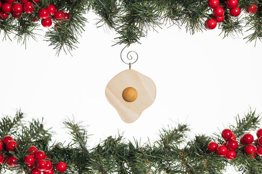 Fried Egg Ornament
