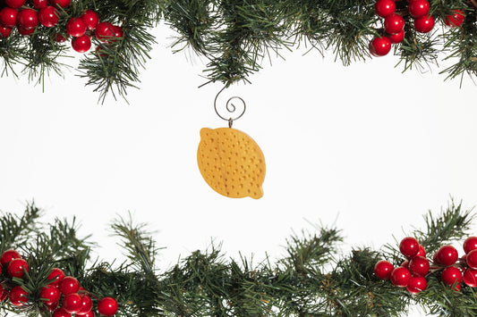 Lemon Wooden Ornament