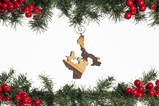 Nunavut Wooden Ornament