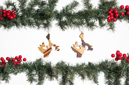 Nunavut Wooden Ornament