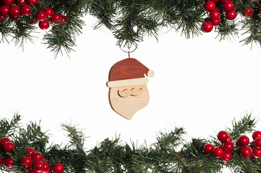 Santa Claus Wooden Ornament