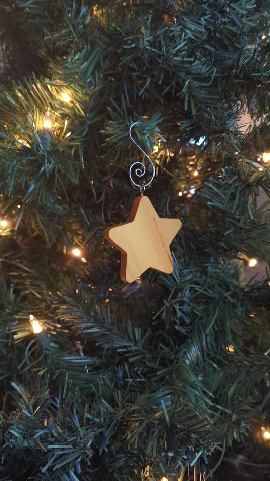 Star Wooden Ornament