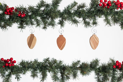 Light Bulb Wooden Ornament