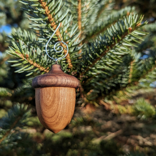 Acorn Wooden Ornament