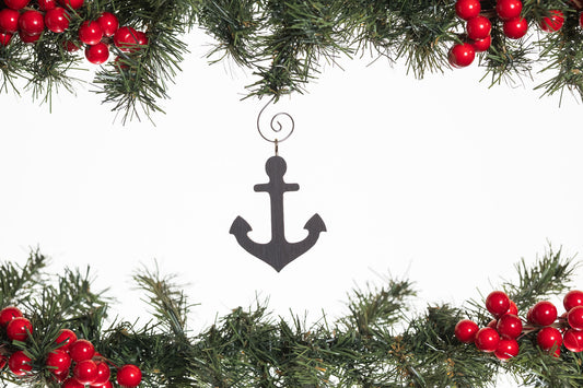 Anchor Wooden Ornament