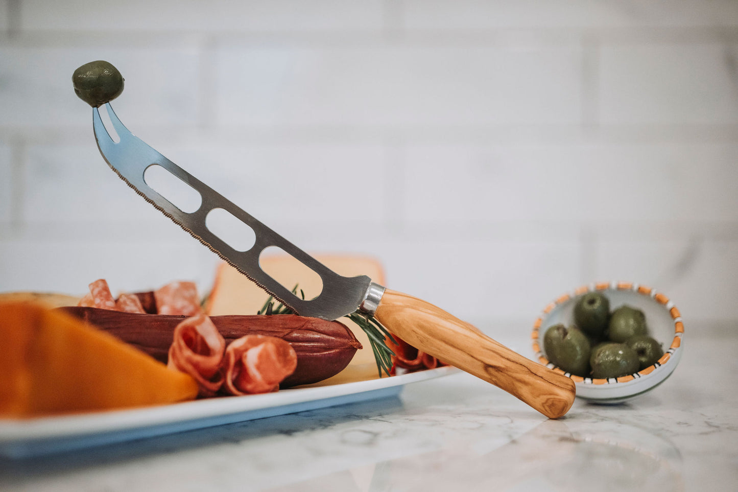 Cheese Knife with Wooden Handle