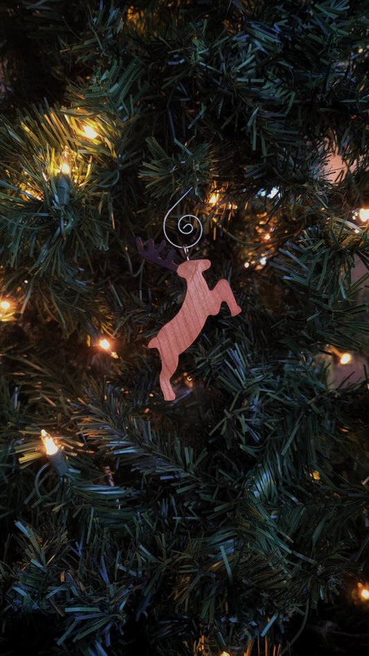 Deer Wooden Ornament