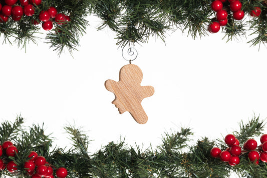 Gingerbread Wooden Ornament