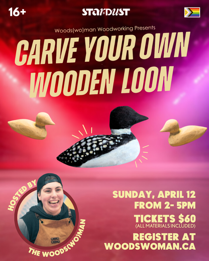 Carve Your Own Wooden Loon at Stardust
